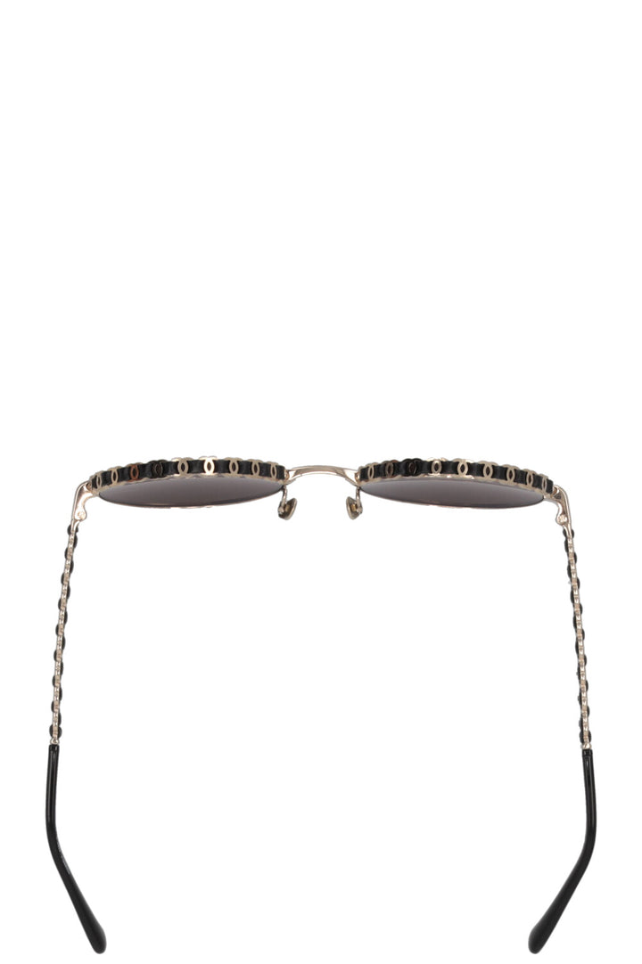 CHANEL CC Logo Sunglasses Champagne 4265Q