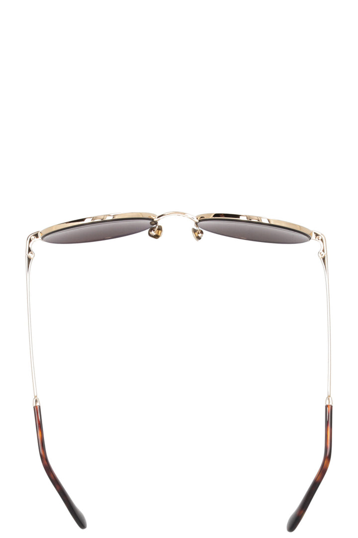 CHANEL CC Round Sunglasses 5418 Metal Gold