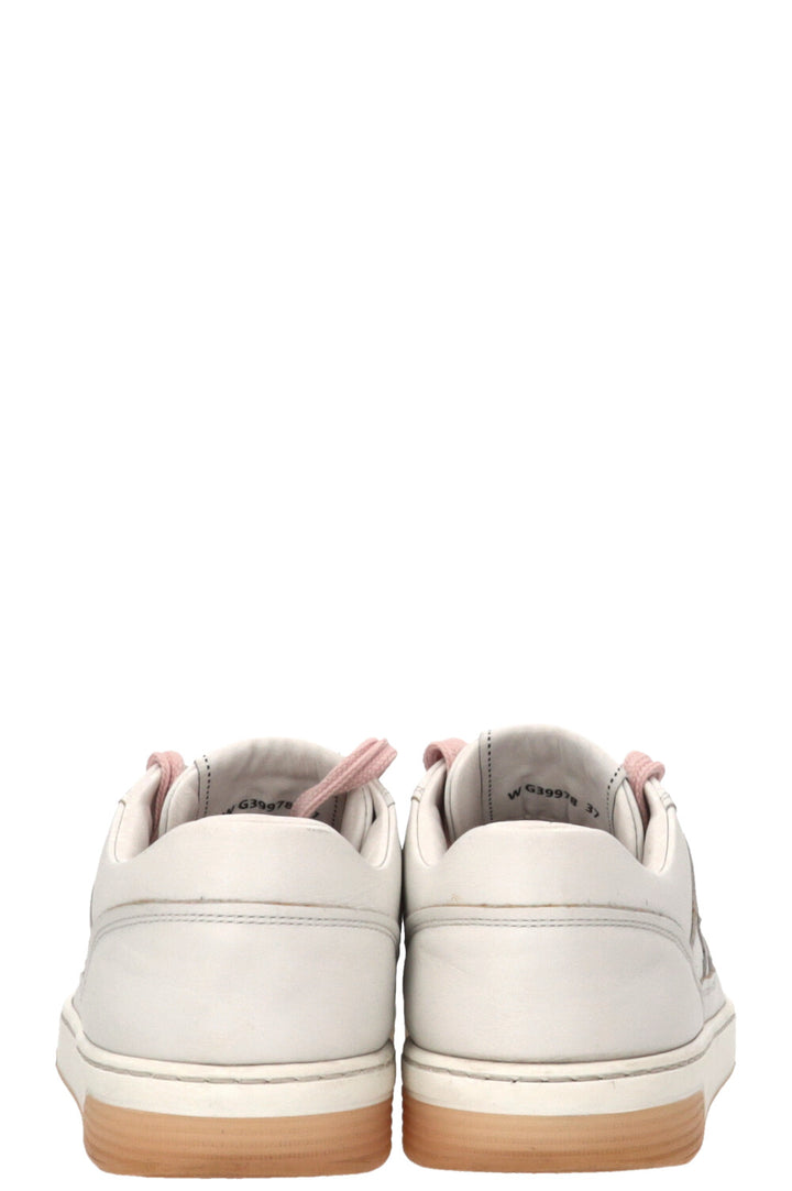 CHANEL CC Runner Sneaker White Pink