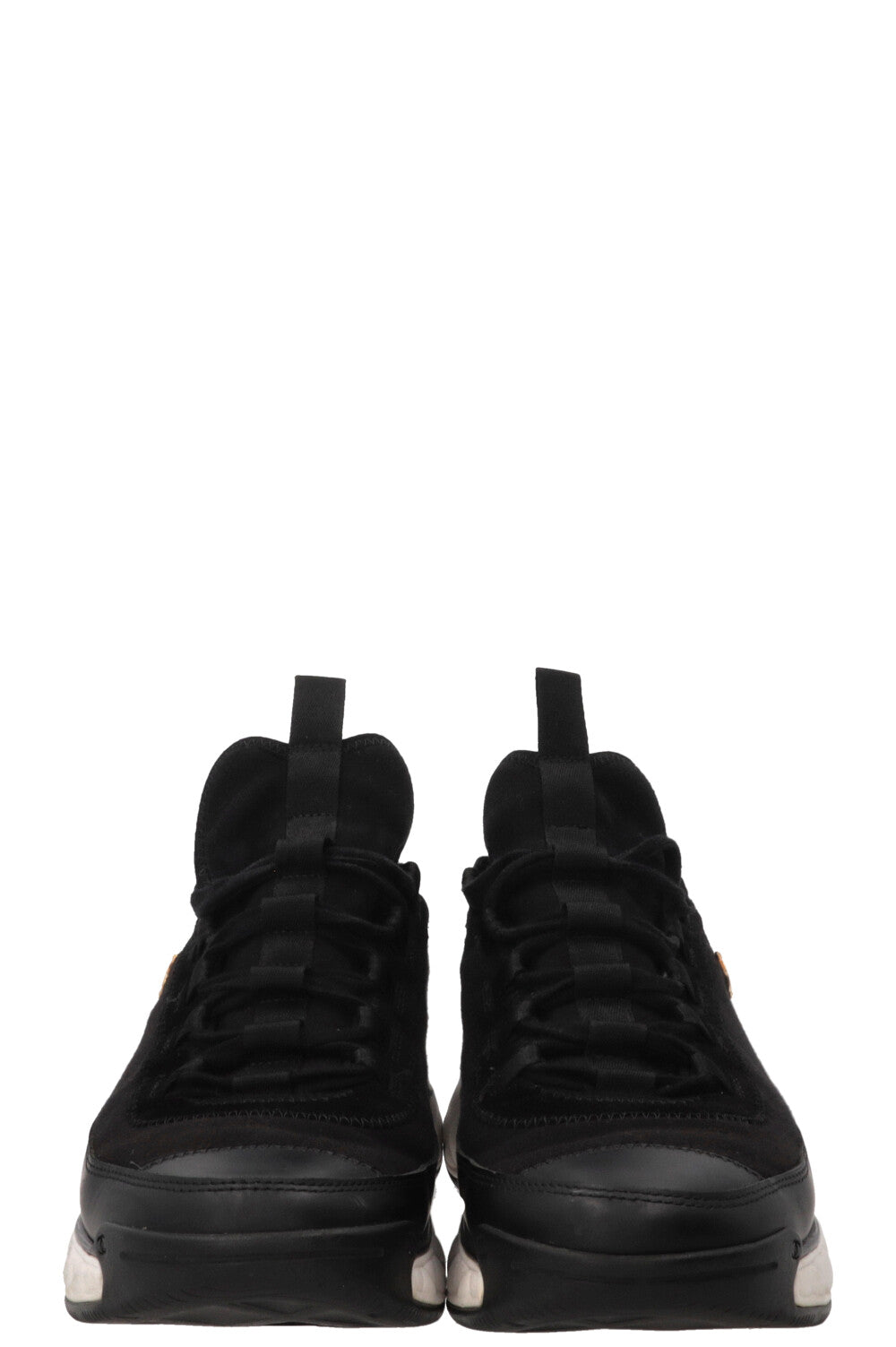 Baskets CHANEL CC en daim noir