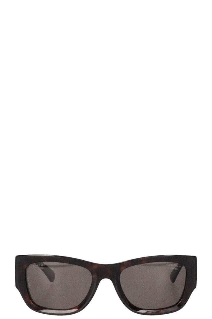CHANEL CC Sunglasses Tortoiseshell c.714/83