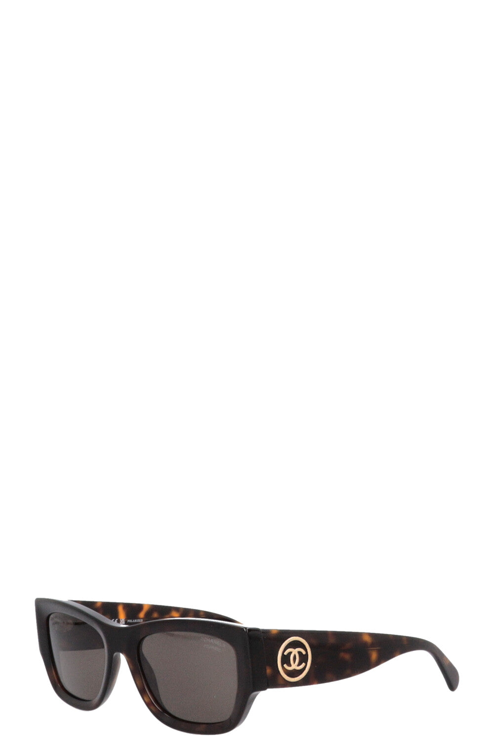CHANEL CC Sunglasses Tortoiseshell c.714/83