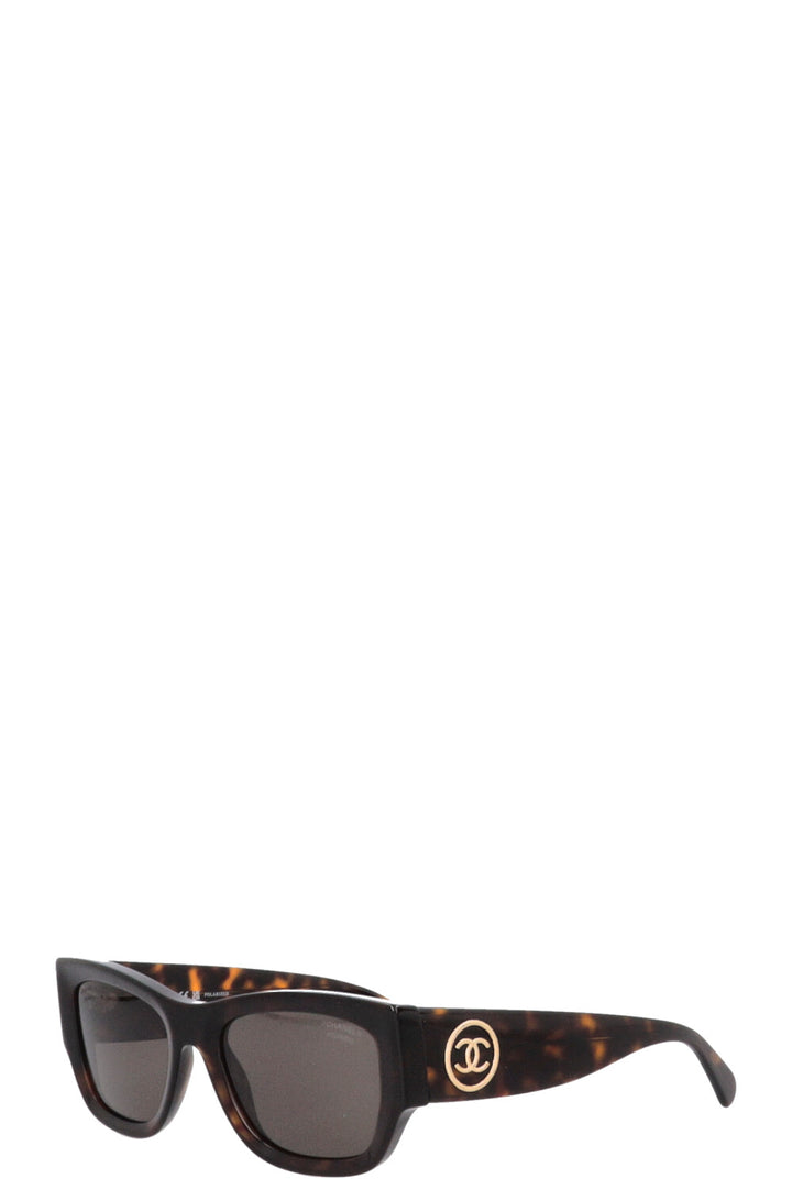 CHANEL CC Sunglasses Tortoiseshell c.714/83