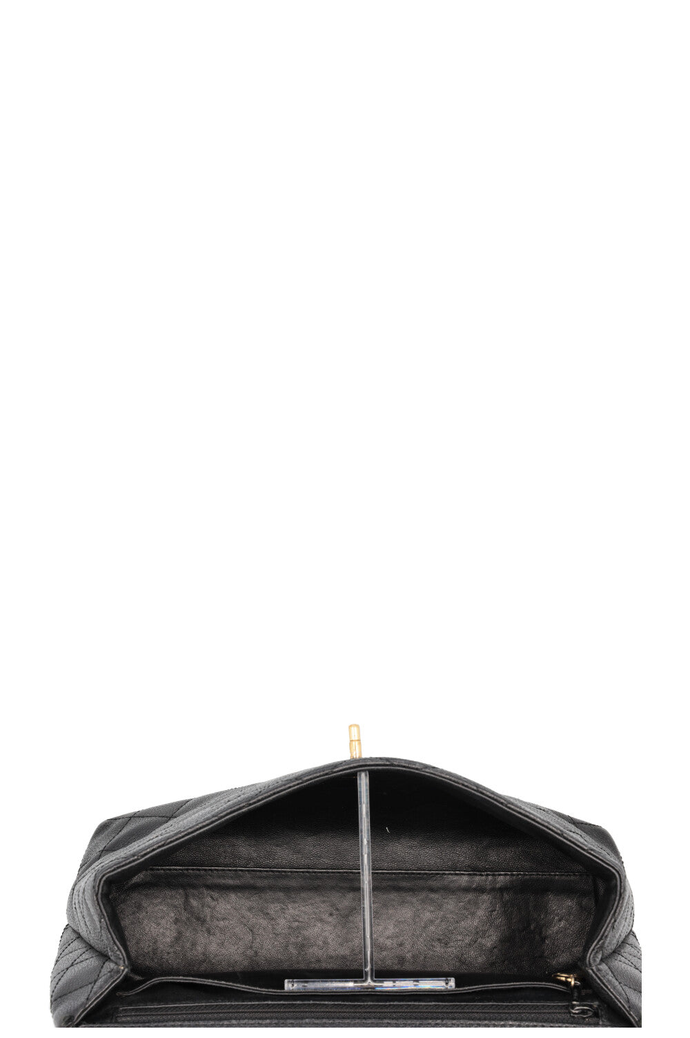 CHANEL CC Top Handle Caviar Noir