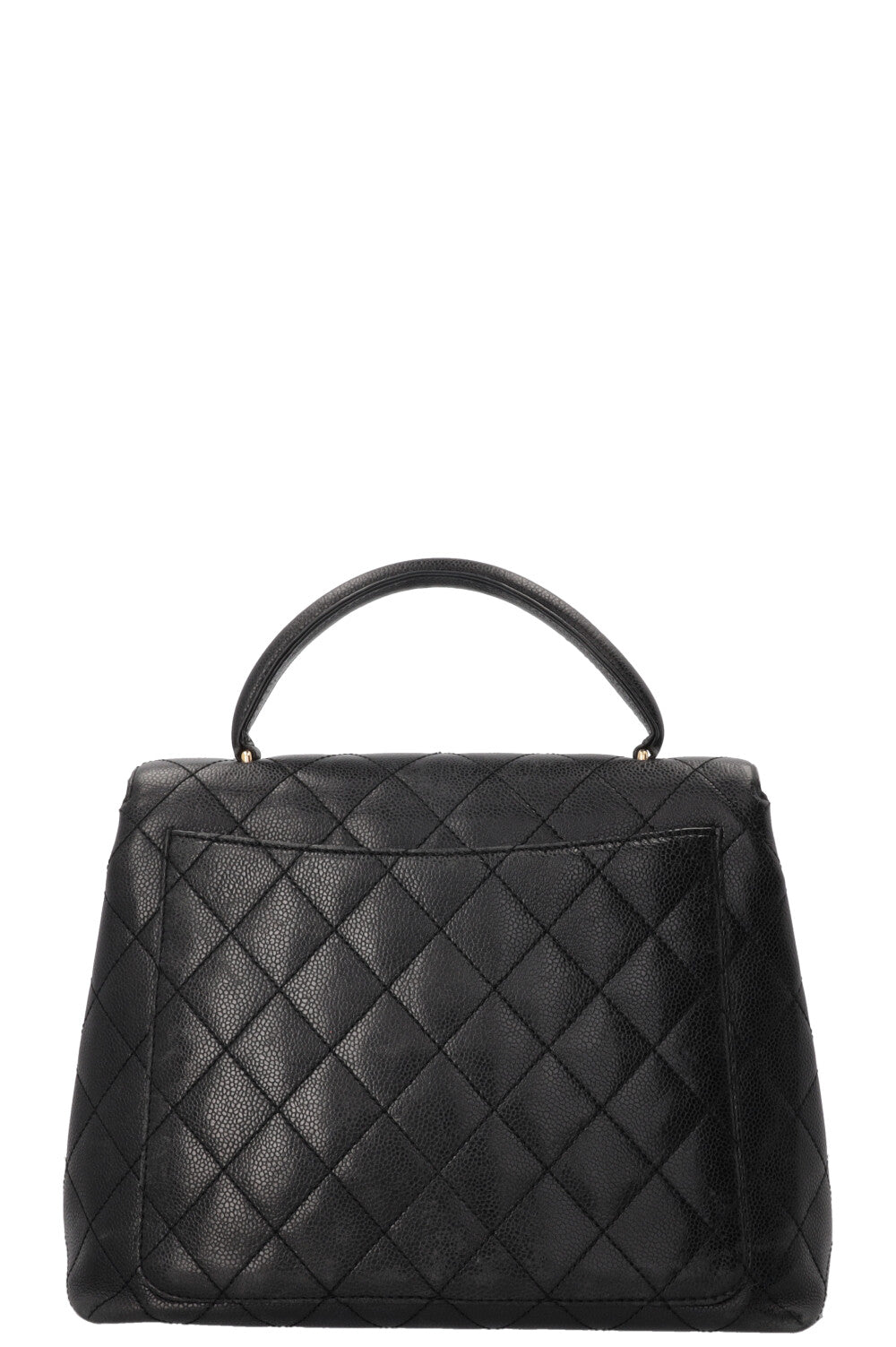 CHANEL CC Top Handle Caviar Noir