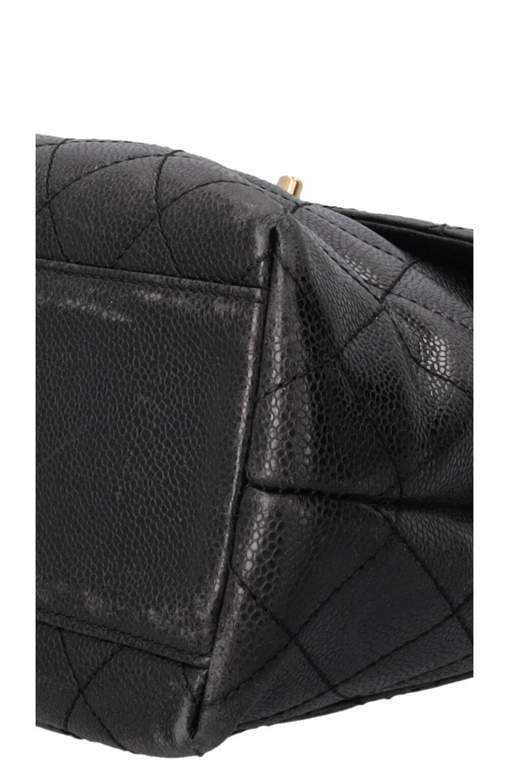 CHANEL CC Top Handle Caviar Noir
