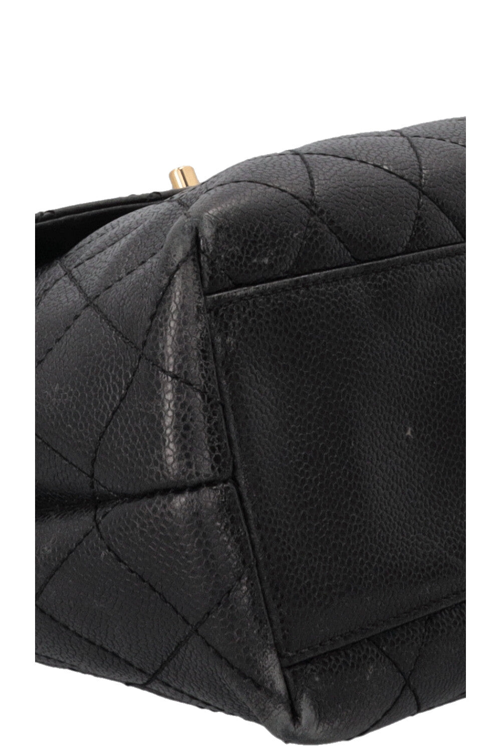 CHANEL CC Top Handle Caviar Noir