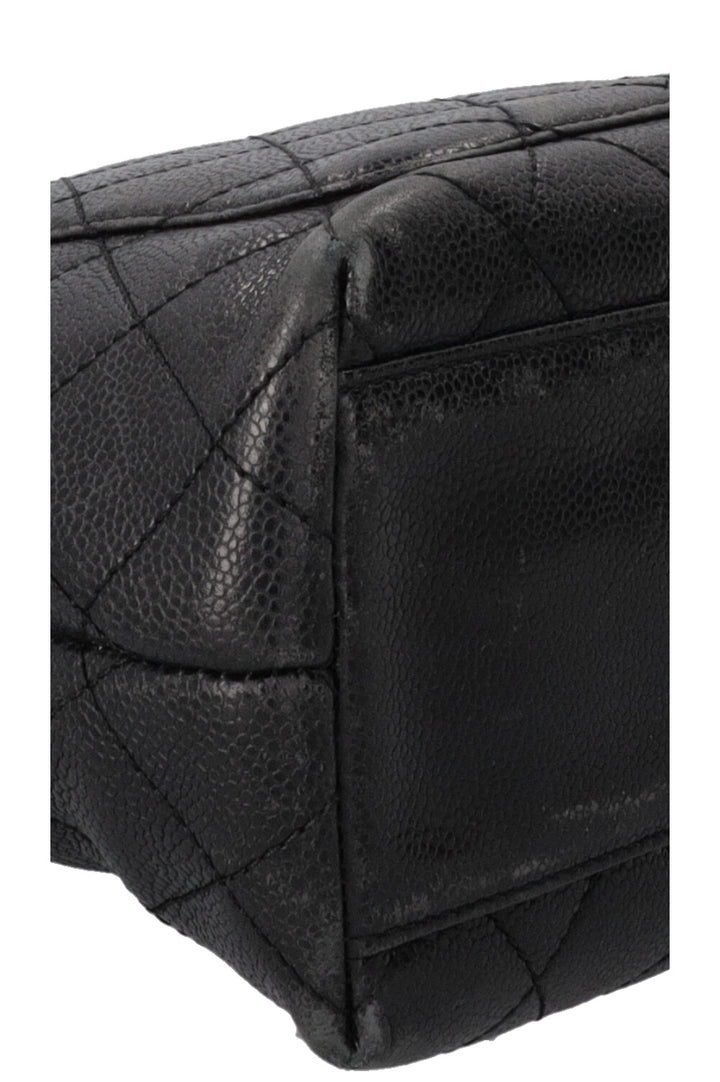 CHANEL CC Top Handle Caviar Noir