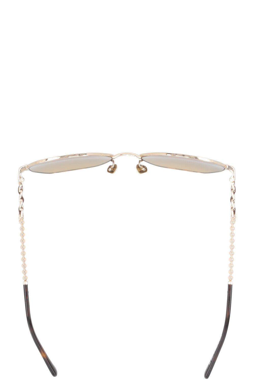 Lunettes de soleil CHANEL chaîne dorée 4281