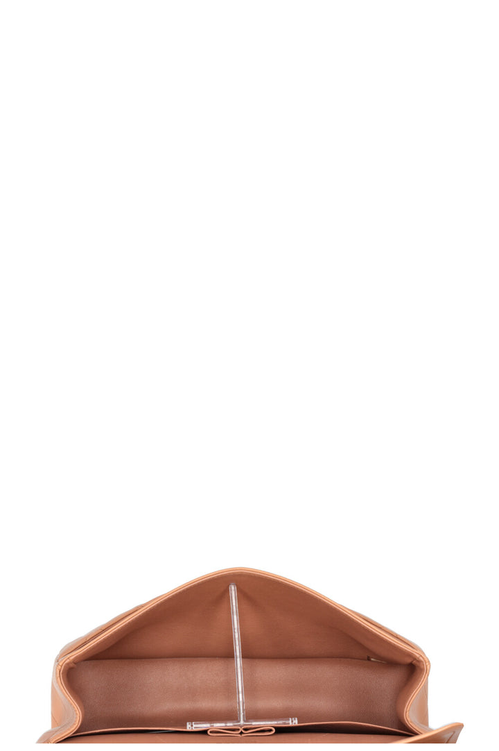 CHANEL Classic Double Flap Bag Large Camel