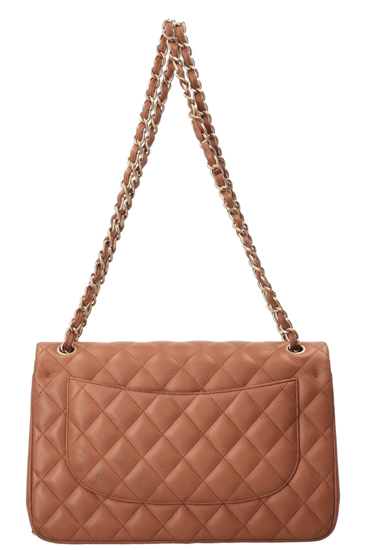 CHANEL Classic Double Flap Bag Large Camel
