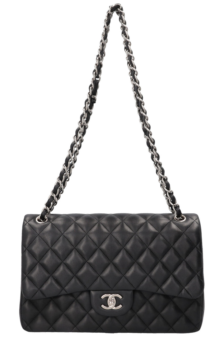 CHANEL Classique Double Rabat Grand Modèle Noir