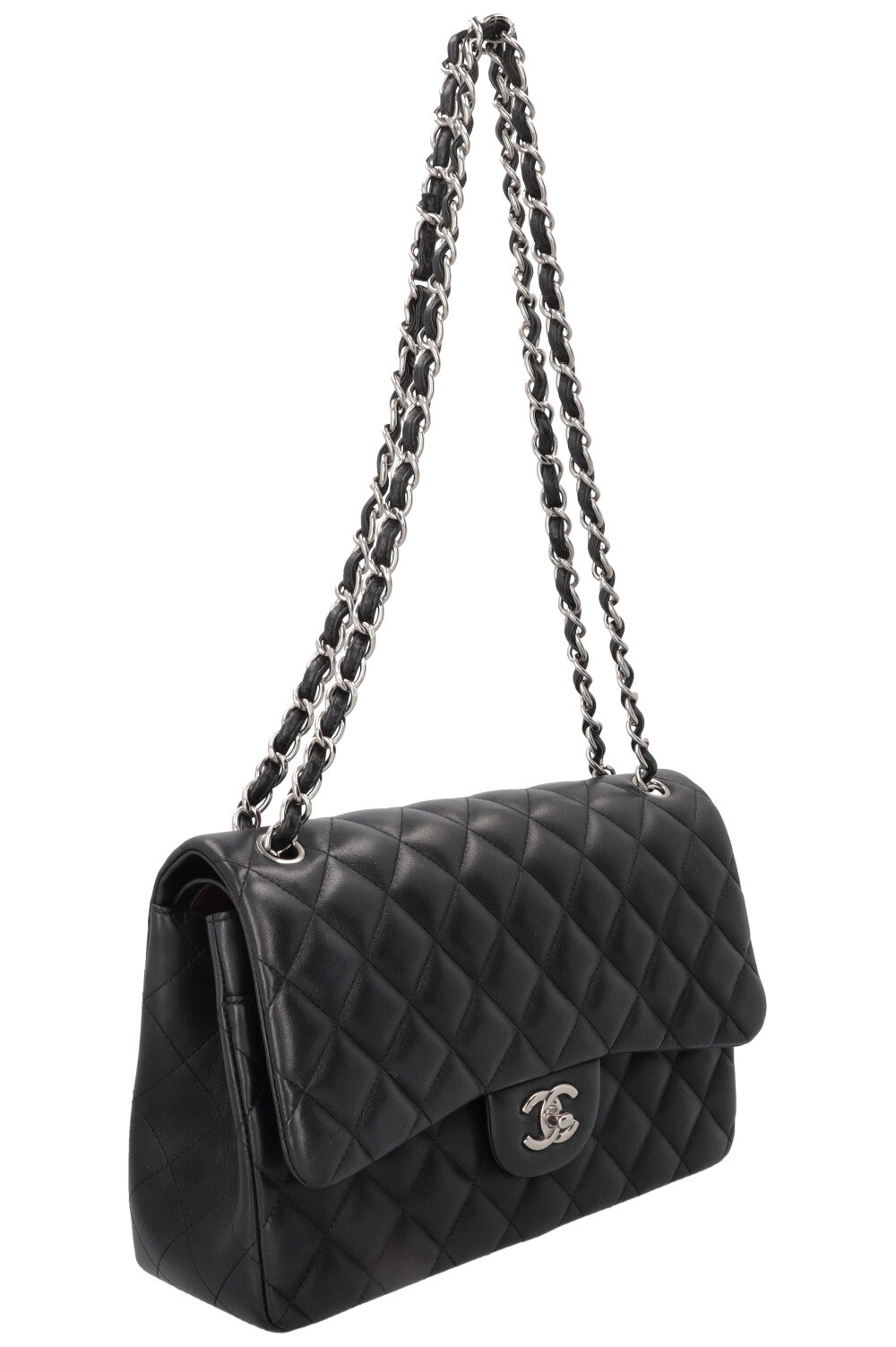 CHANEL Classique Double Rabat Grand Modèle Noir