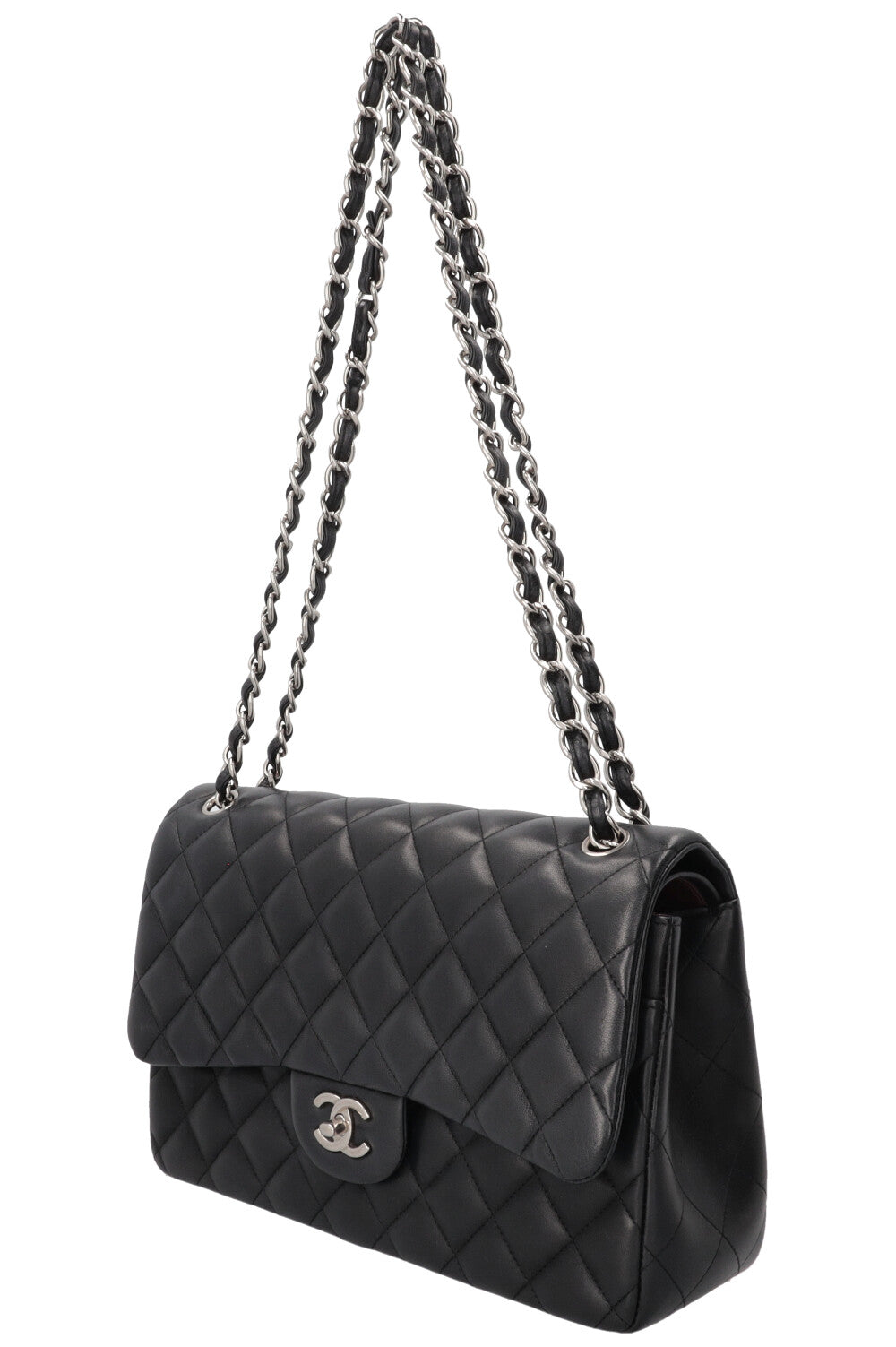 CHANEL Classique Double Rabat Grand Modèle Noir