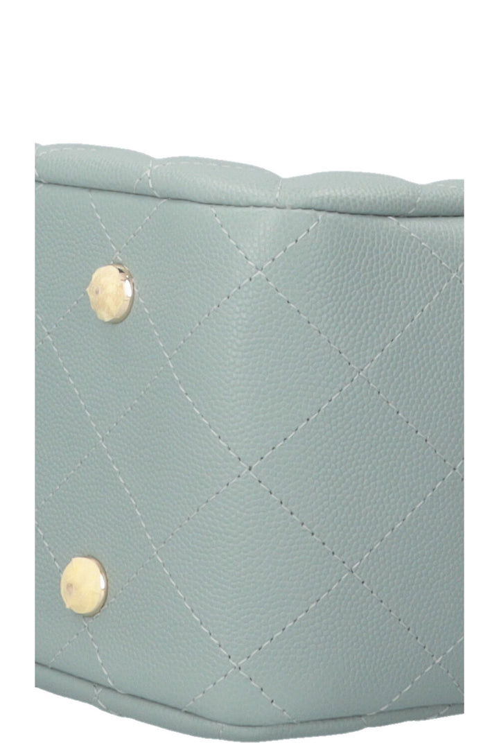 CHANEL Classic Shopping Tote Large Caviar Mint