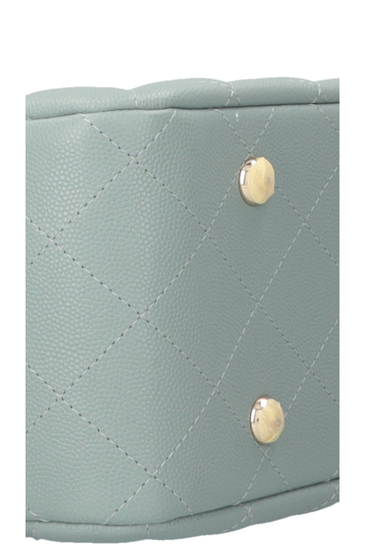 CHANEL Classic Shopping Tote Large Caviar Mint