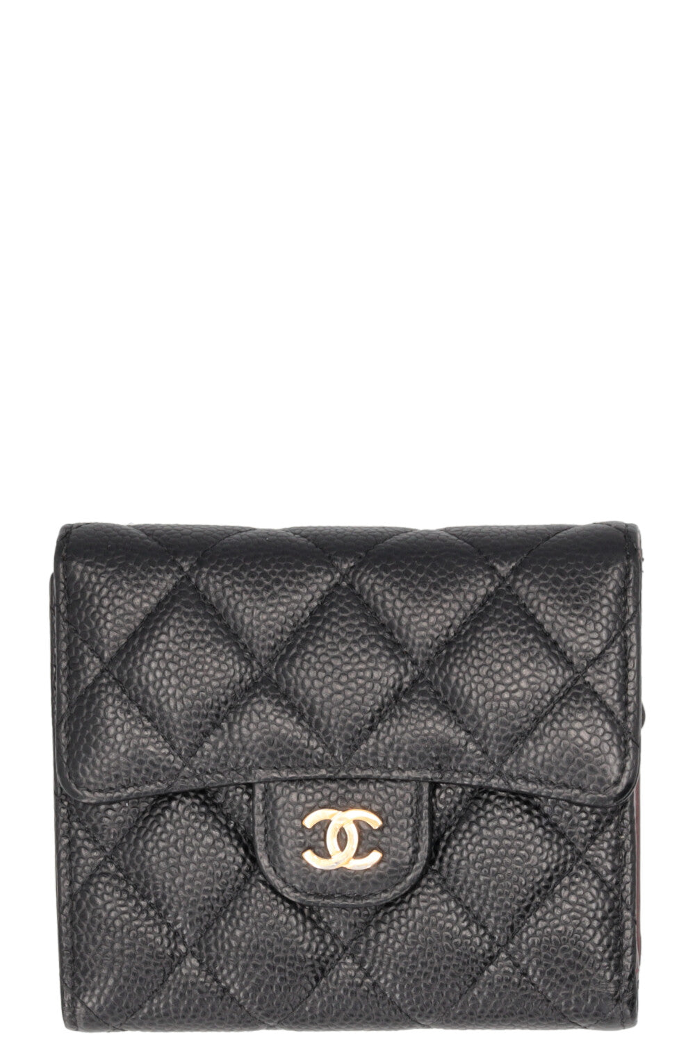 CHANEL Portefeuille Classique Caviar Noir