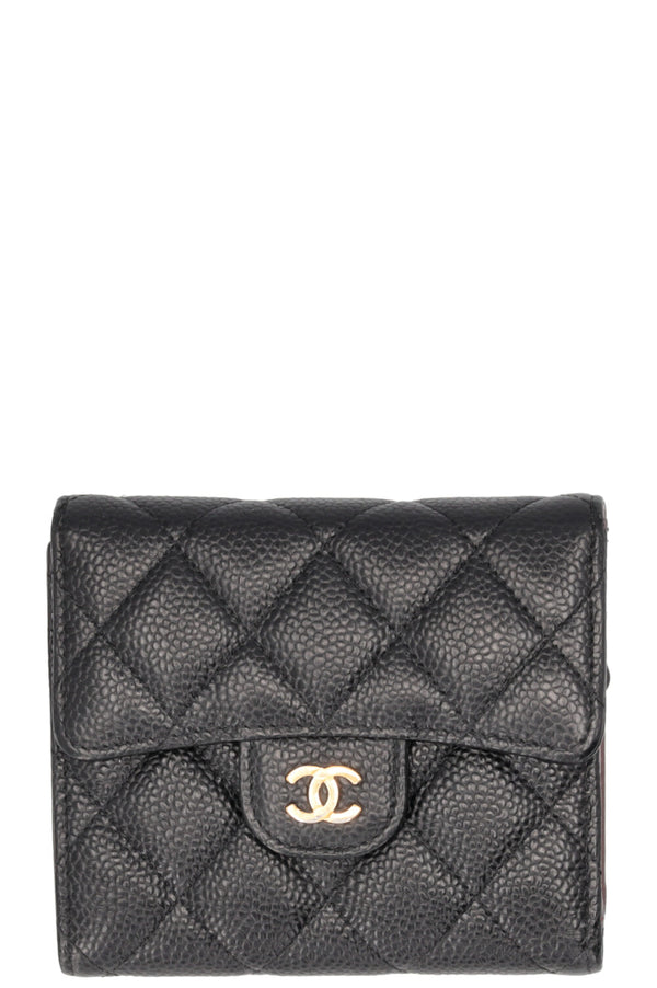 CHANEL Portefeuille Classique Caviar Noir