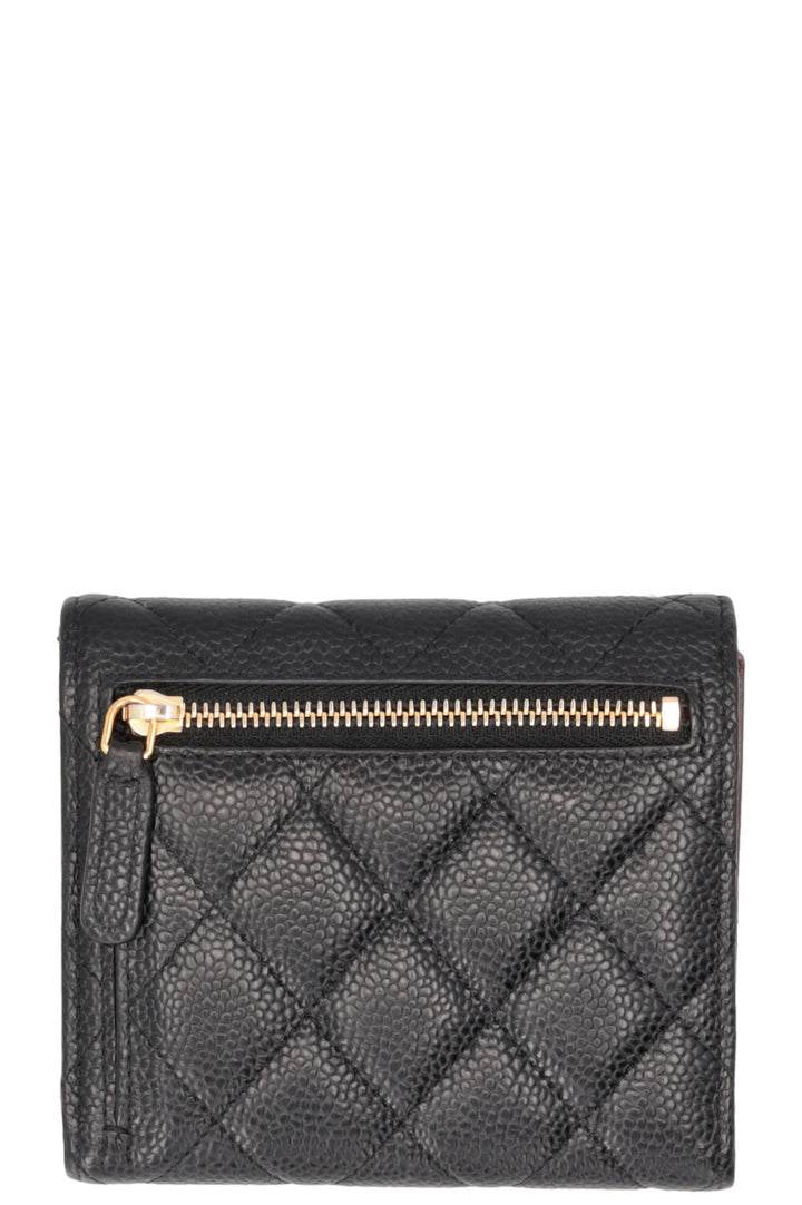 CHANEL Portefeuille Classique Caviar Noir