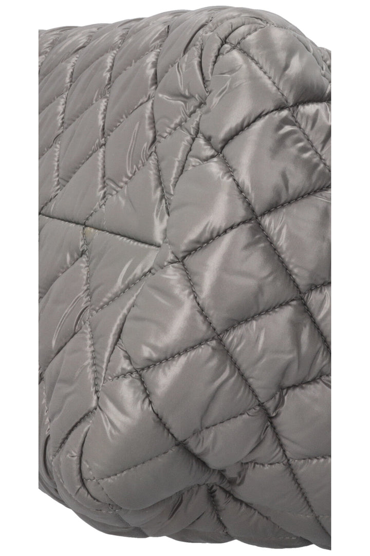 CHANEL Coco Cocoon Bowling Bag Nylon Grey
