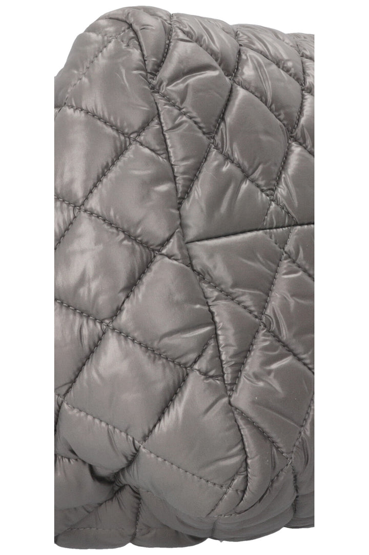 CHANEL Coco Cocoon Bowling Bag Nylon Grey