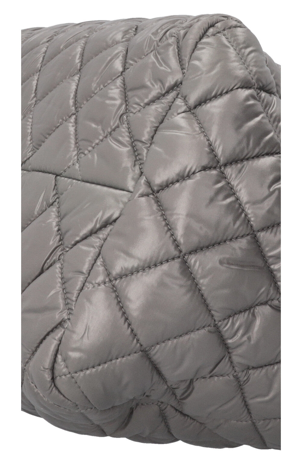 CHANEL Coco Cocoon Bowling Bag Nylon Grey