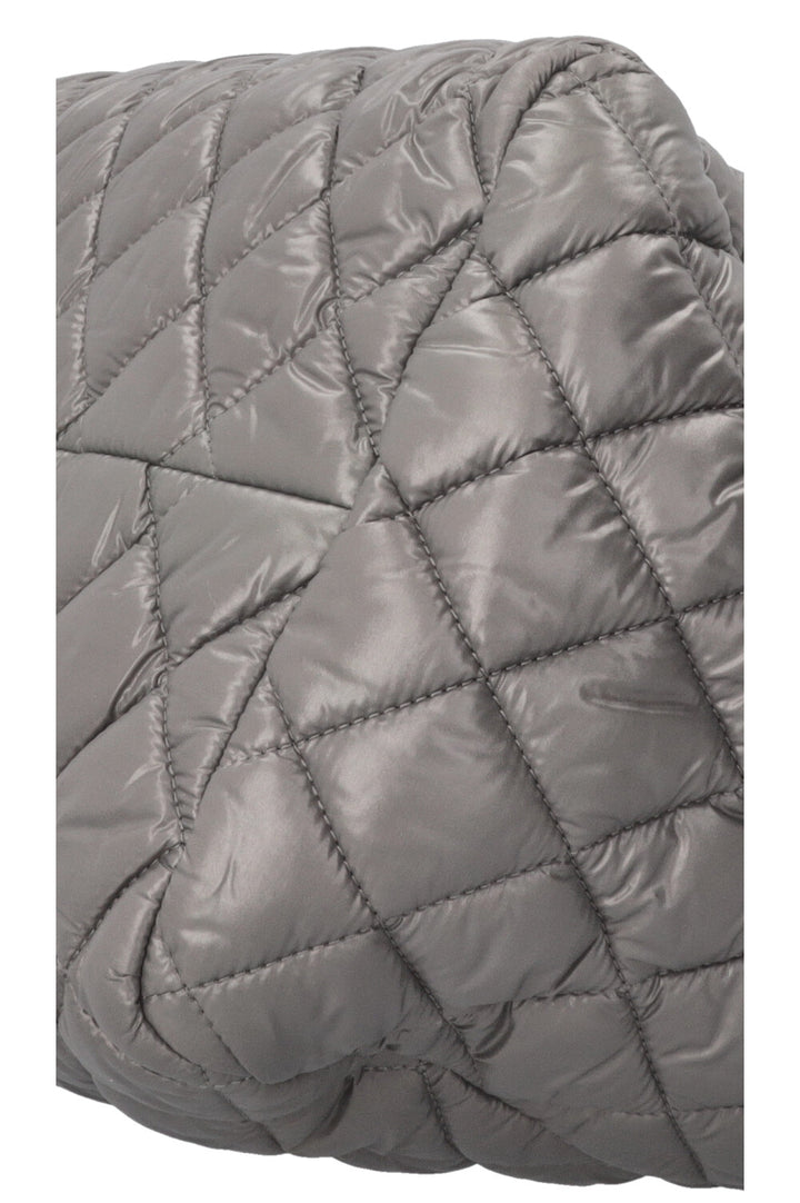 CHANEL Coco Cocoon Bowling Bag Nylon Grey