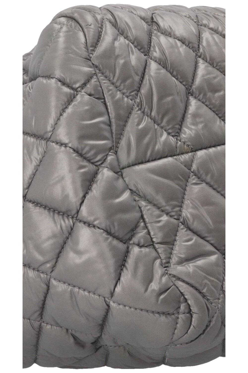 CHANEL Coco Cocoon Bowling Bag Nylon Grey