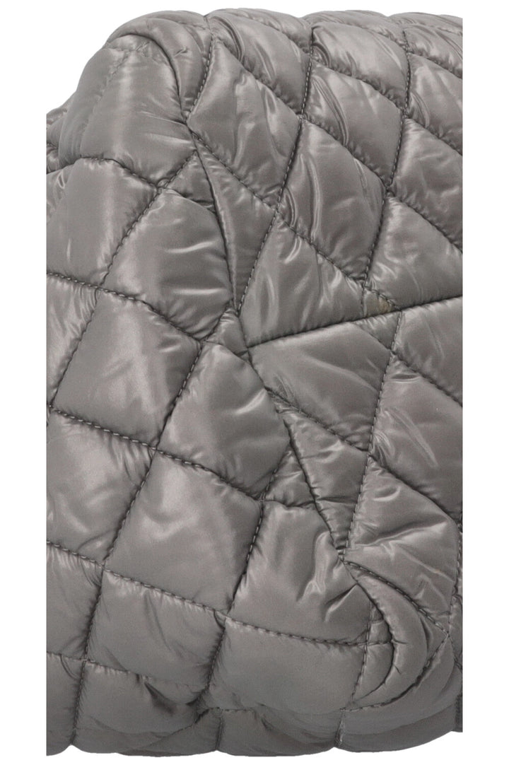 CHANEL Coco Cocoon Bowling Bag Nylon Grey