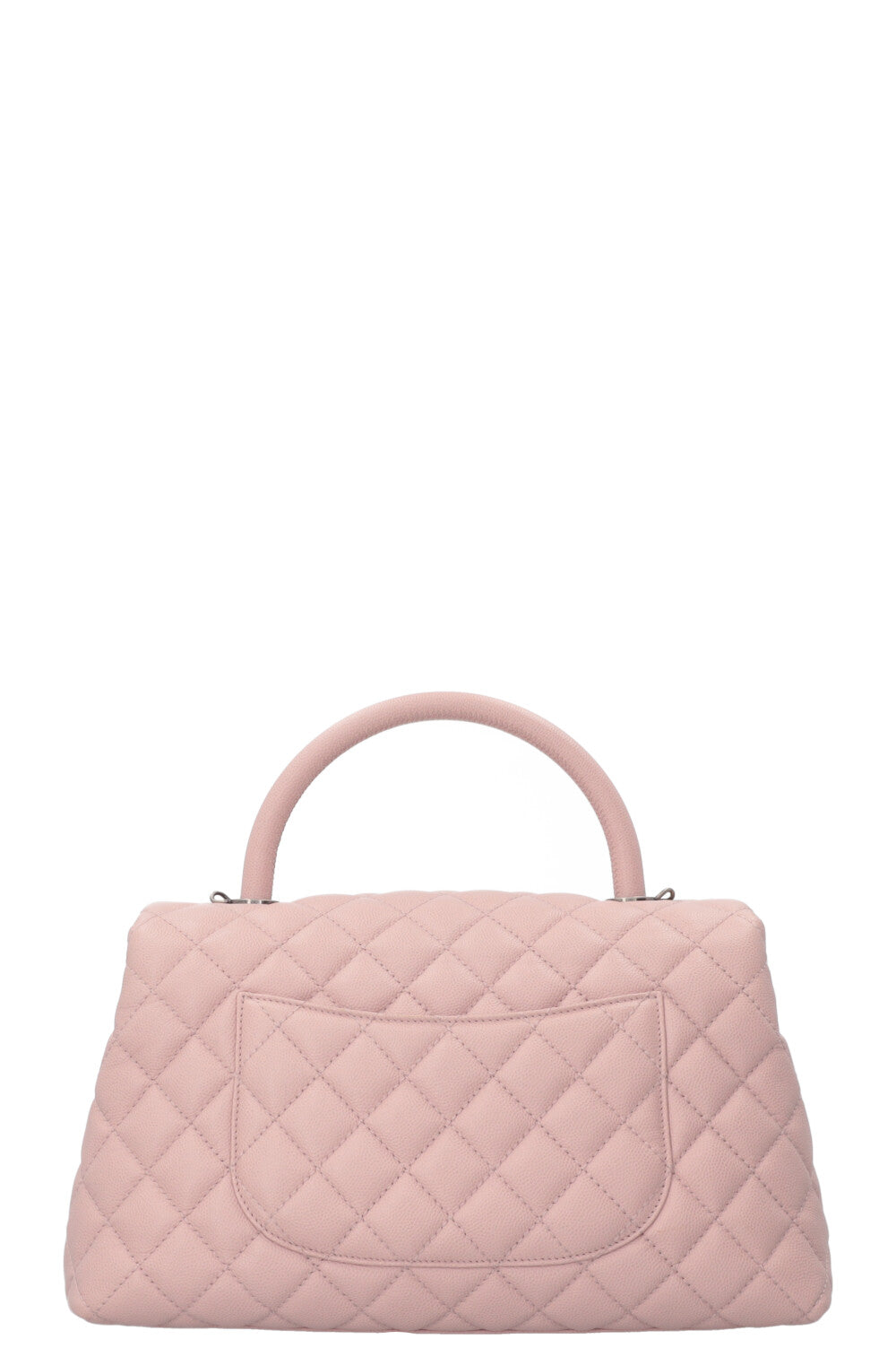 Sac CHANEL Coco Handle en caviar rose