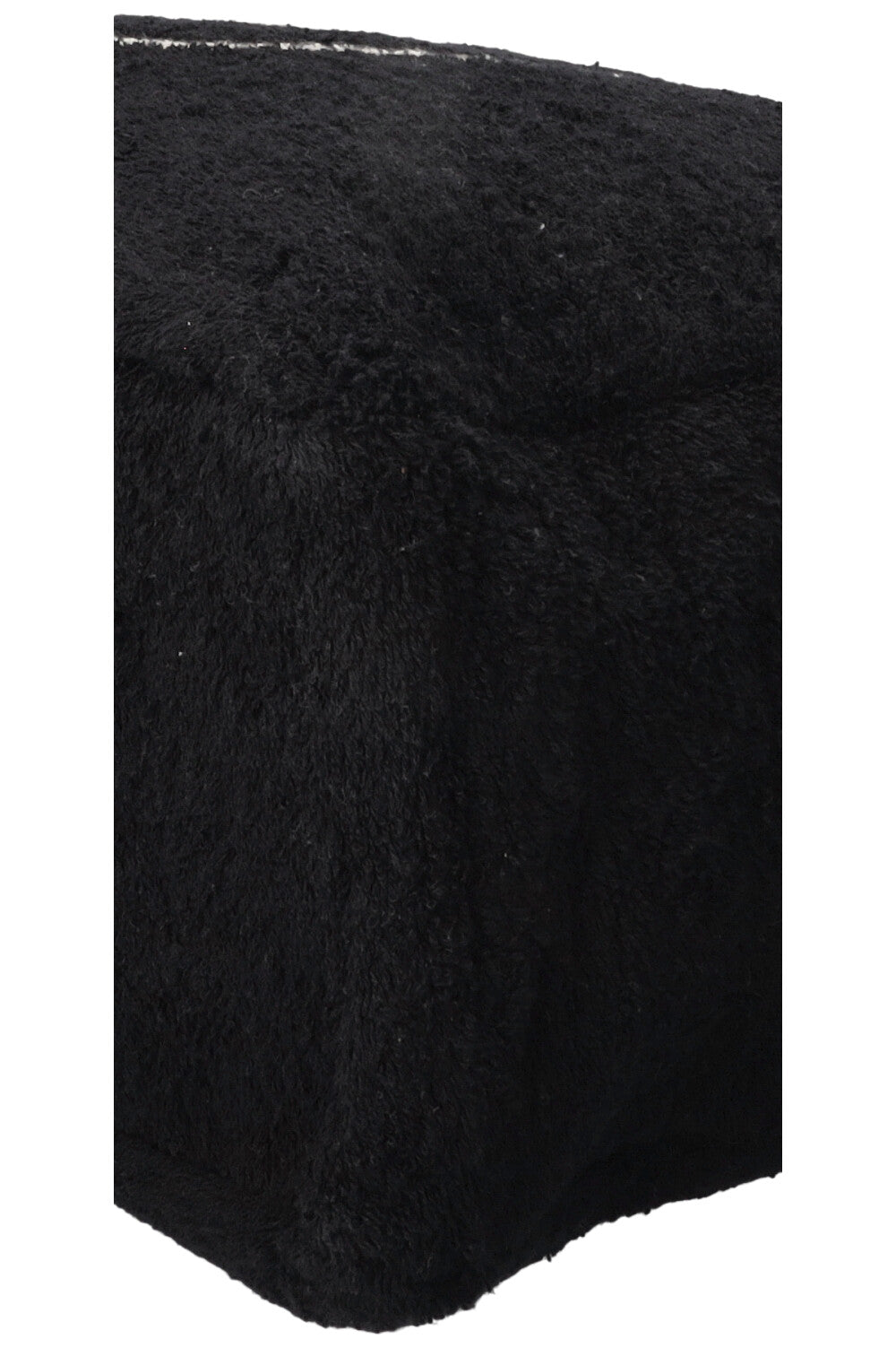 CHANEL Sac cabas Coco Mark éponge noir et blanc