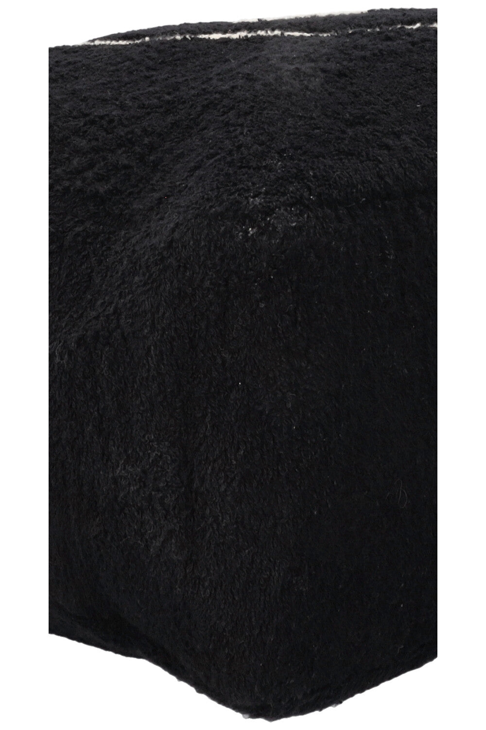 CHANEL Sac cabas Coco Mark éponge noir et blanc