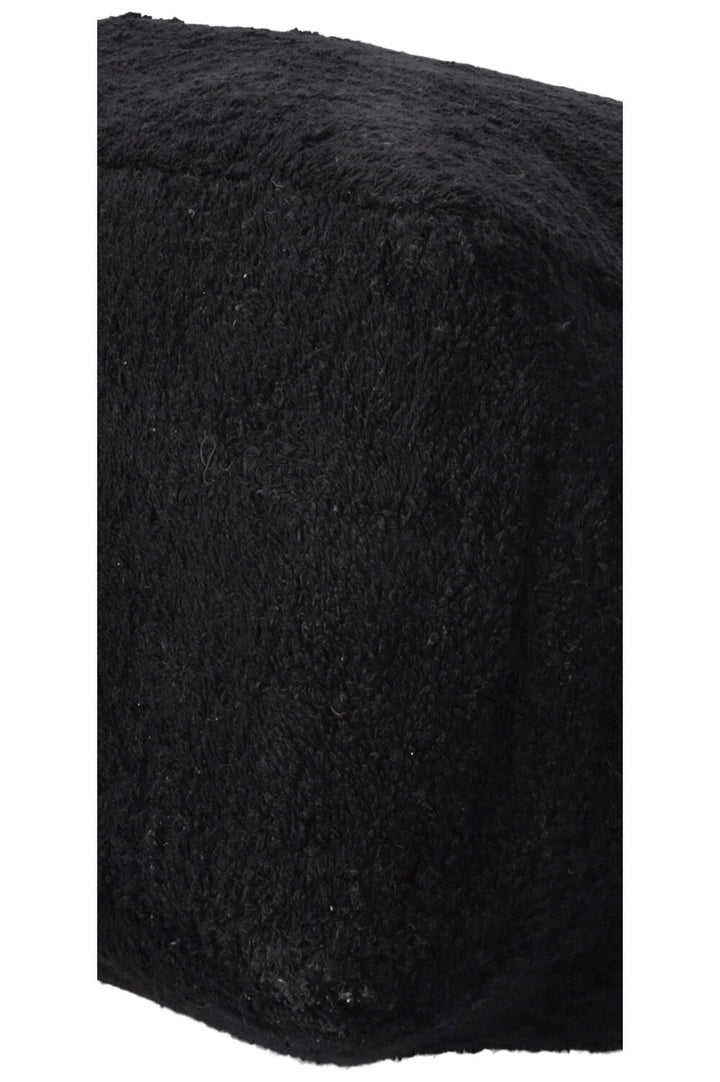 CHANEL Sac cabas Coco Mark éponge noir et blanc