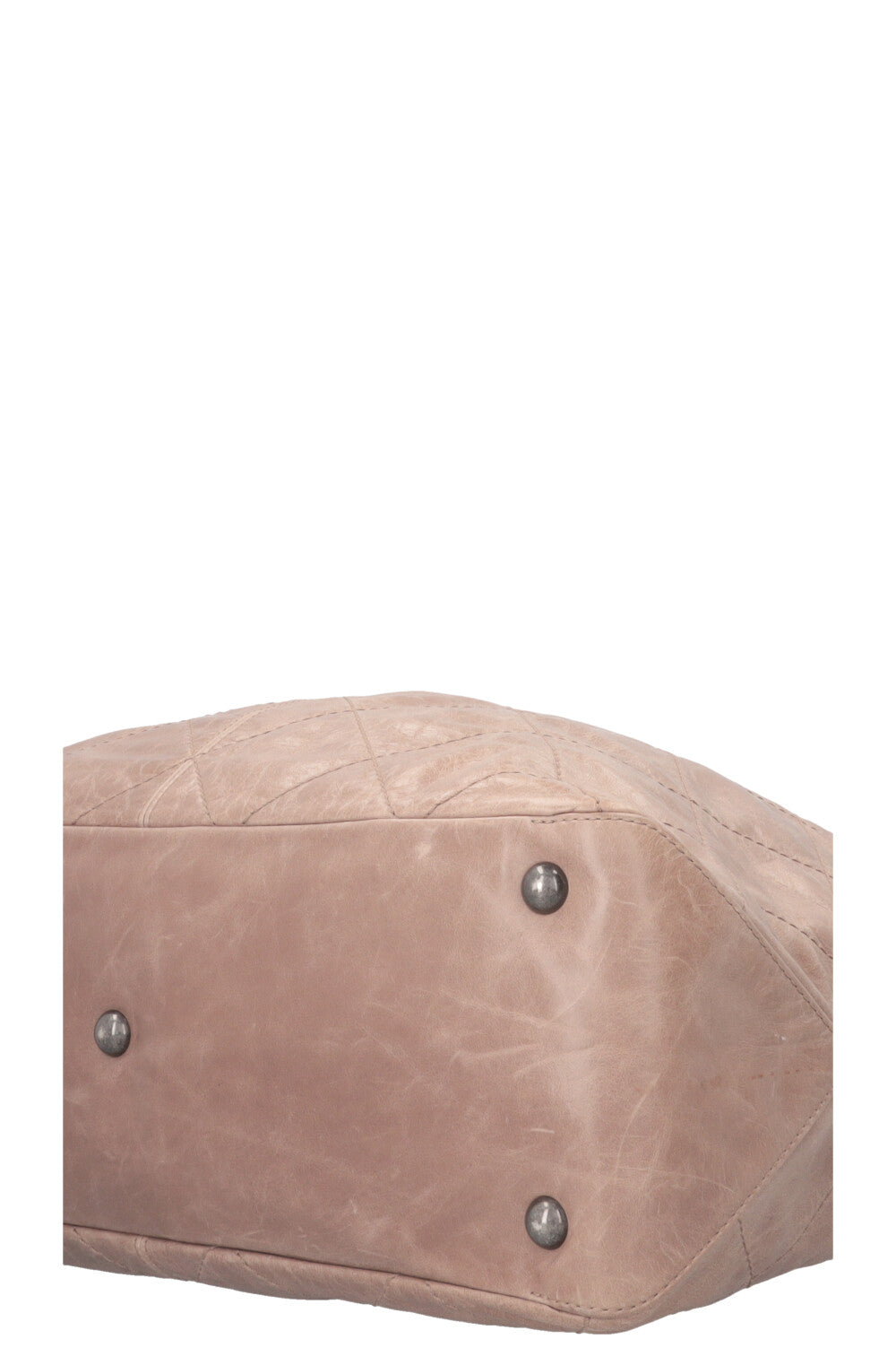 CHANEL Coco Supple Hobo Bag Leather Taupe