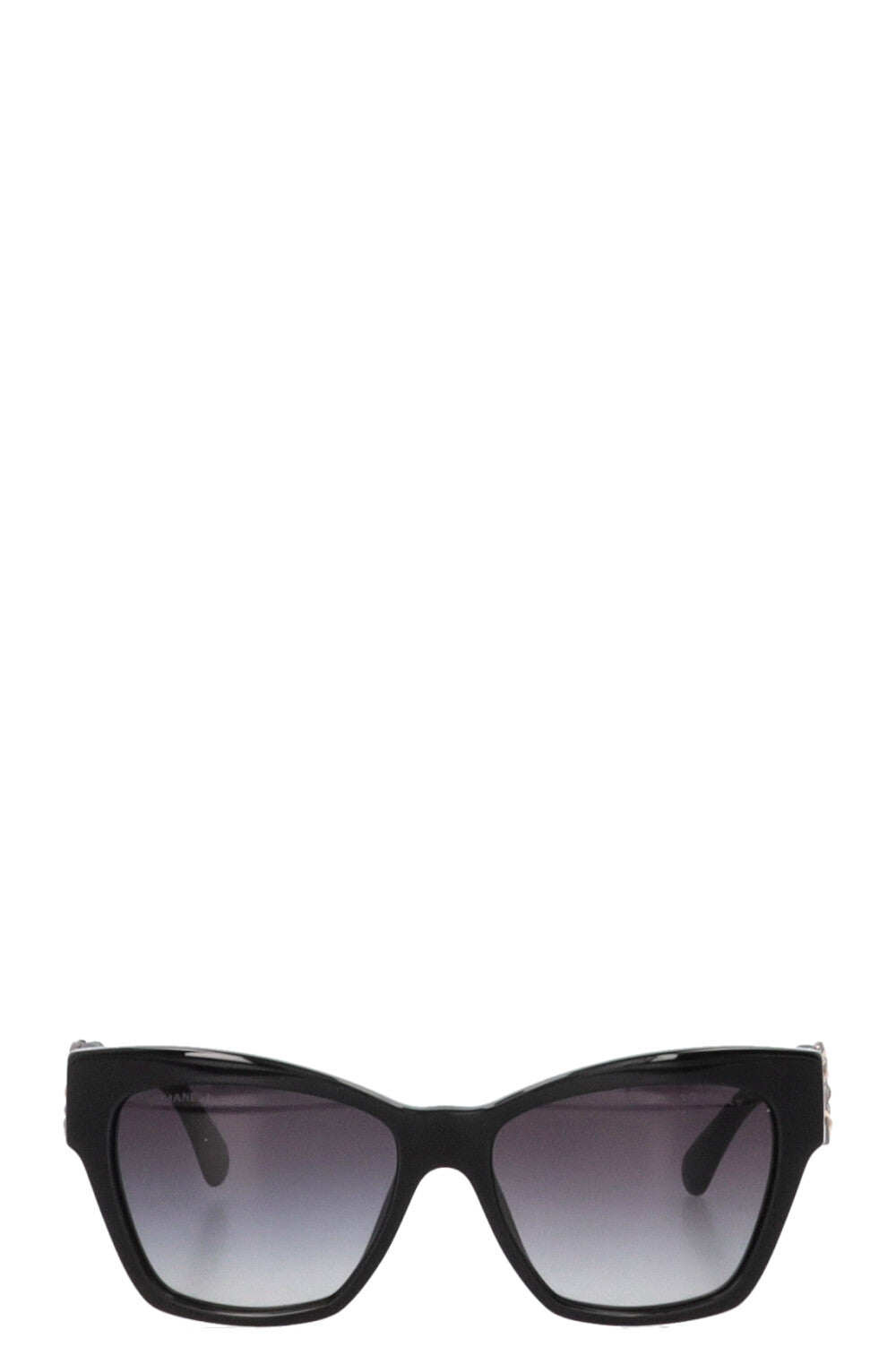 CHANEL Crystal CC Sunglasses Black 5456-Q-B