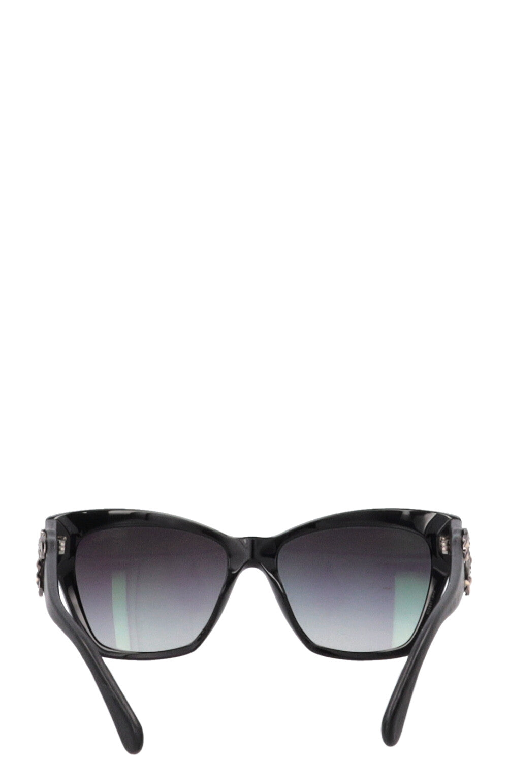 CHANEL Crystal CC Sunglasses Black 5456-Q-B