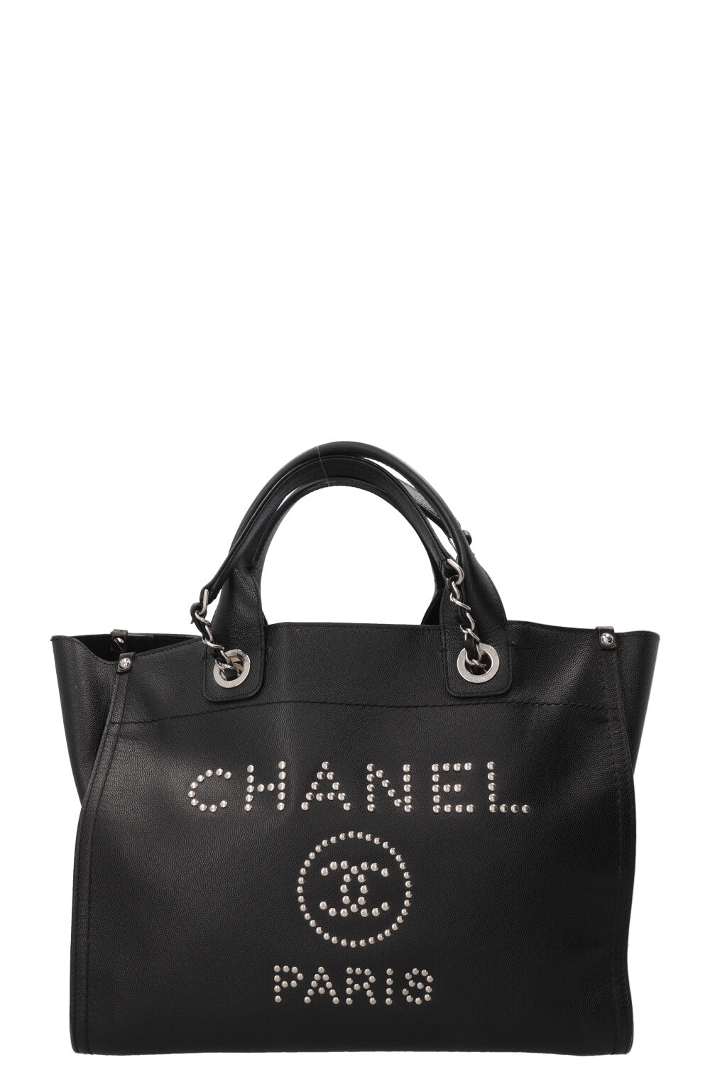 CHANEL Deauville Bag Caviar Black