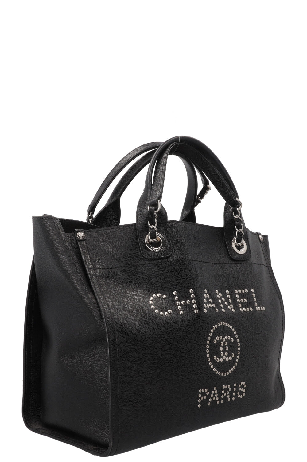 CHANEL Deauville Bag Caviar Black