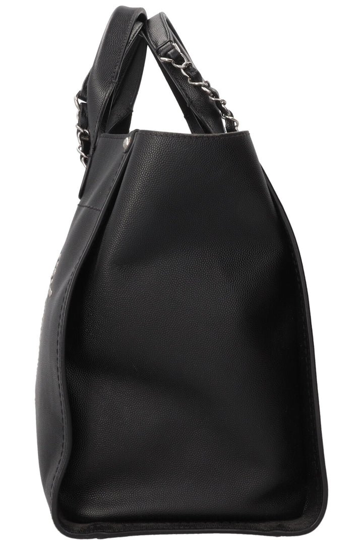CHANEL Deauville Bag Caviar Black