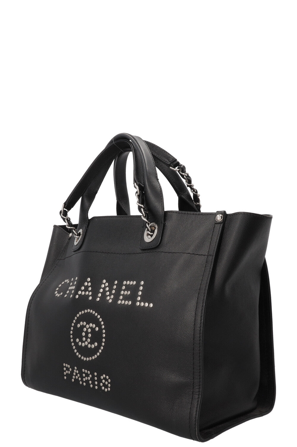 CHANEL Deauville Bag Caviar Black