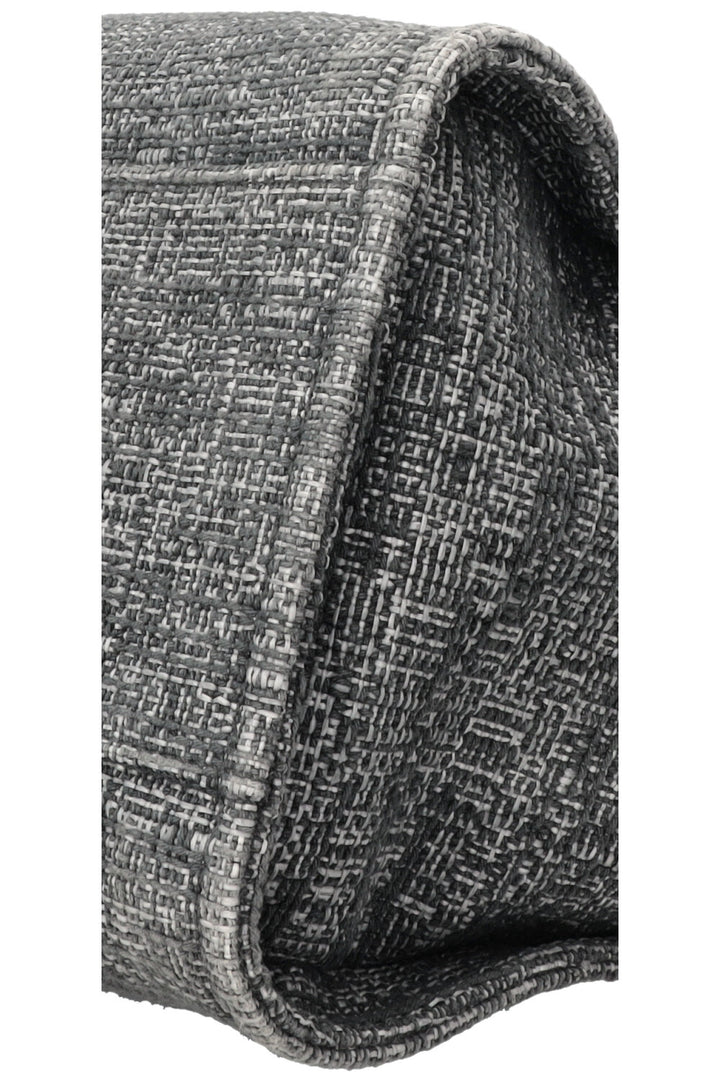 CHANEL Deauville Sac Tweed Gris