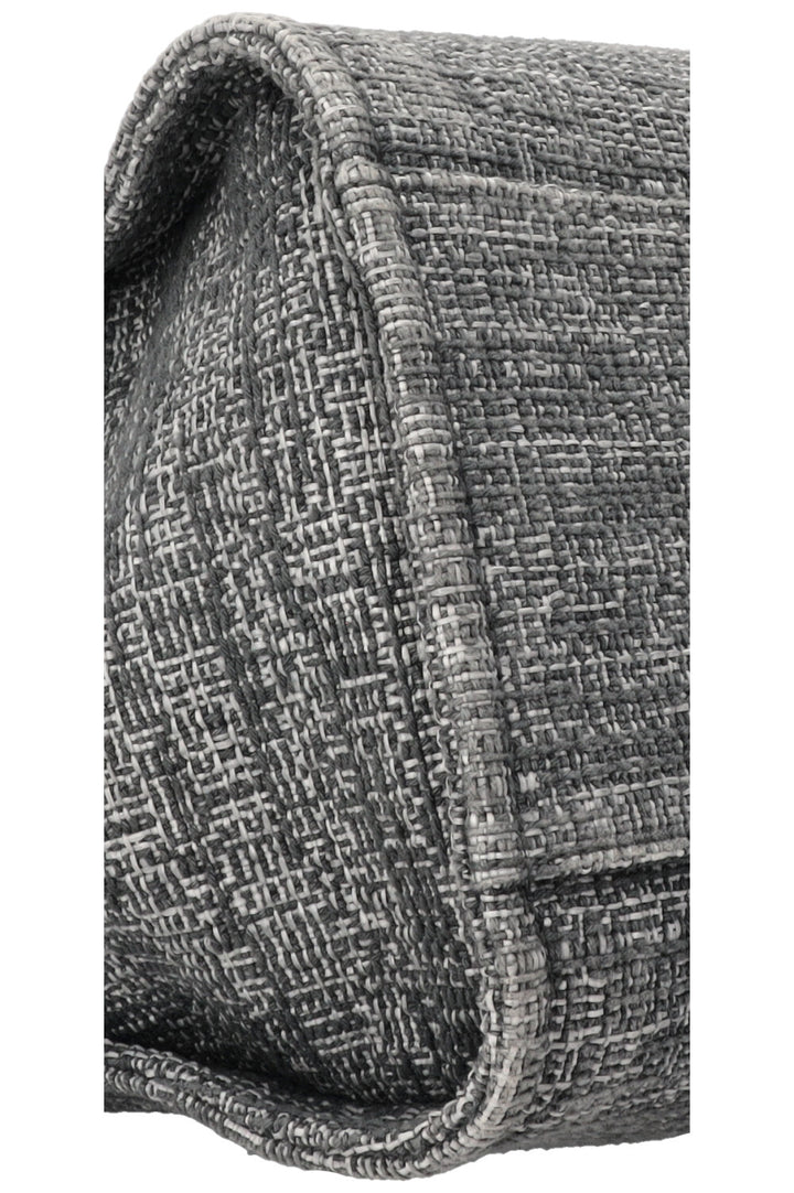 CHANEL Deauville Sac Tweed Gris