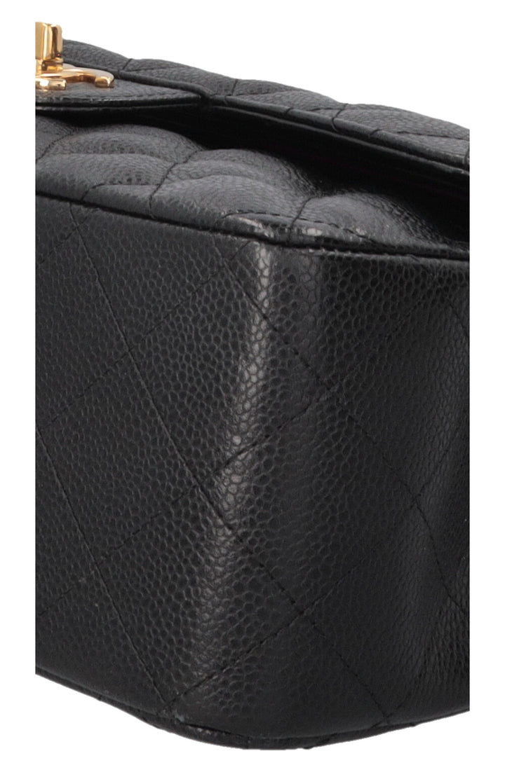 CHANEL Double Flap Bag Large Caviar Black