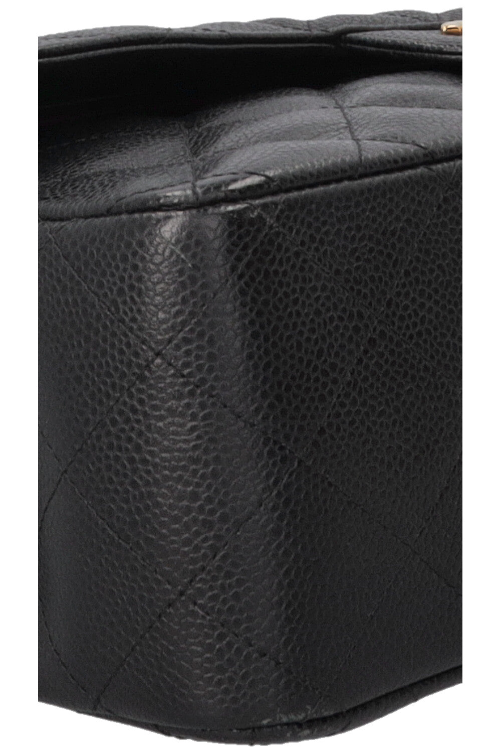 CHANEL Double Flap Bag Large Caviar Black