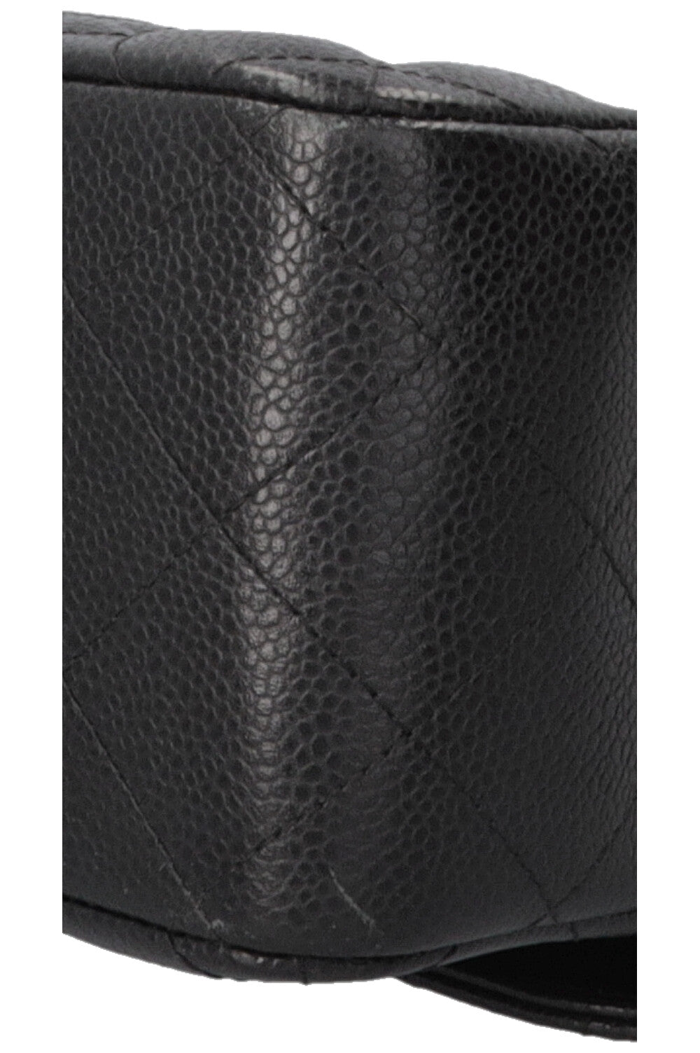 CHANEL Double Flap Bag Large Caviar Black