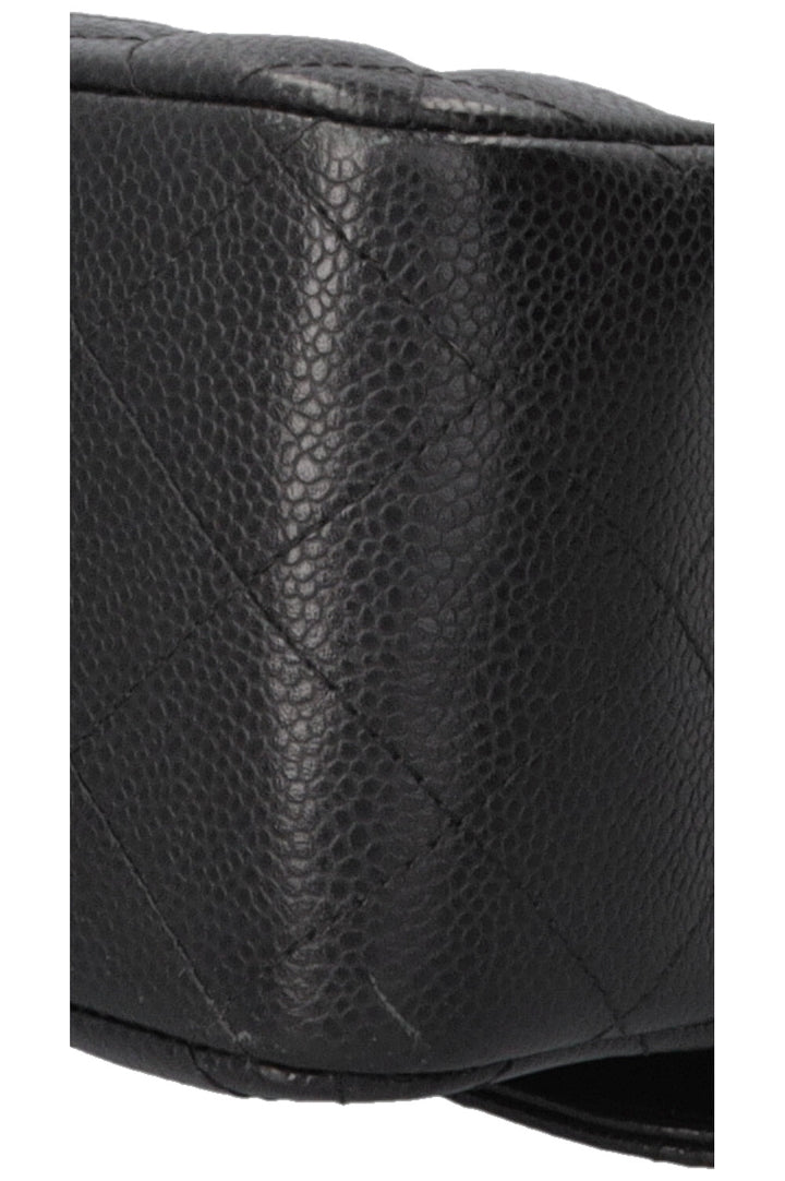 CHANEL Double Flap Bag Large Caviar Black