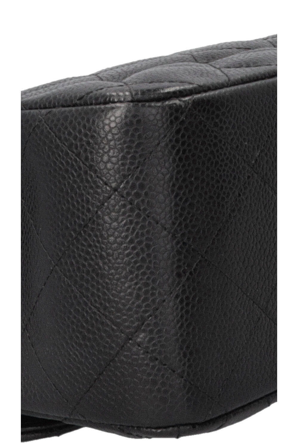 CHANEL Double Flap Bag Large Caviar Black