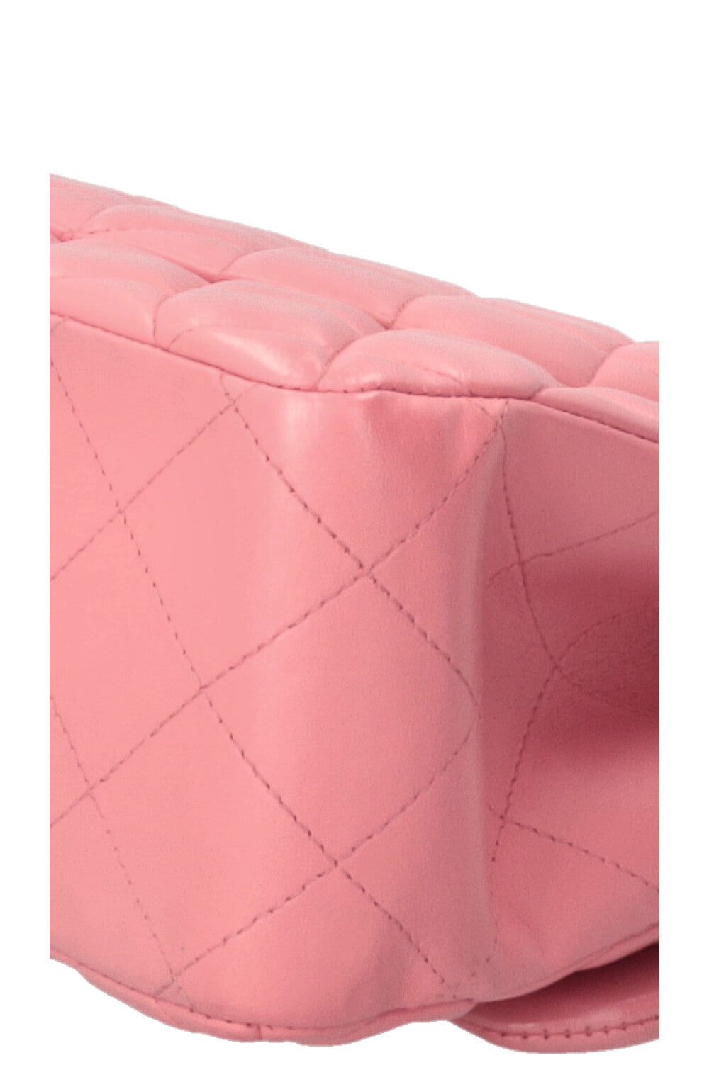 CHANEL Double Flap Large Leather Pink
