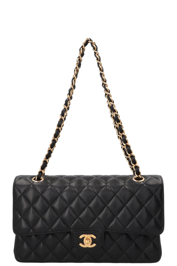 CHANEL Double Flap Medium Caviar Noir