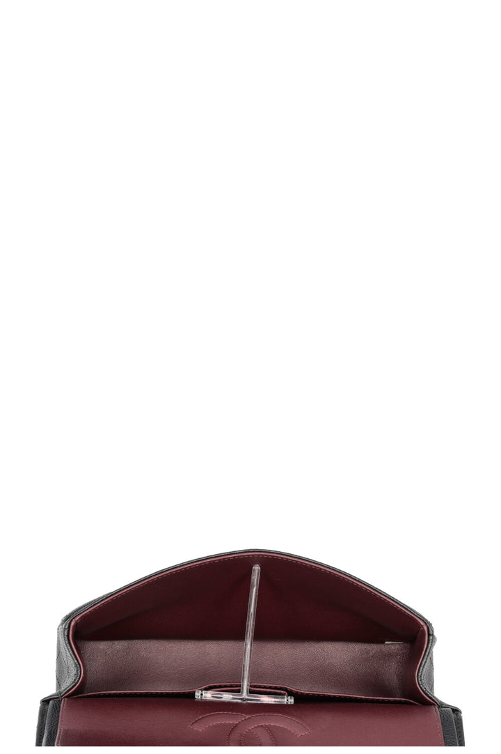 CHANEL Double Flap Medium Caviar Noir